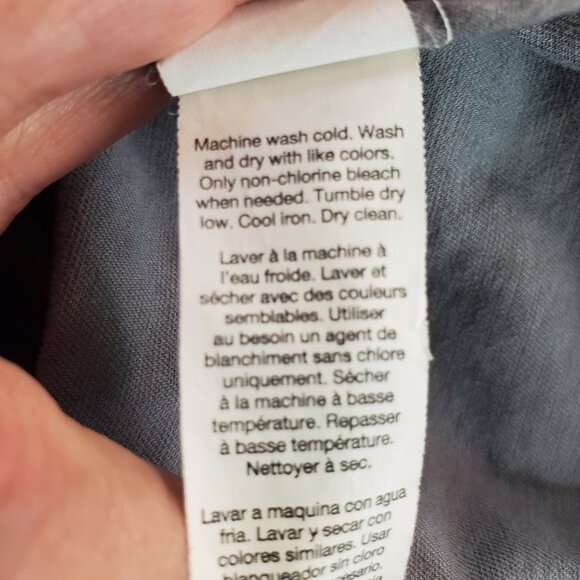 GAP SZ M Women's Zip Front Utility Safari Jacket Cargo Pockets in Gray - Picture 11 of 12